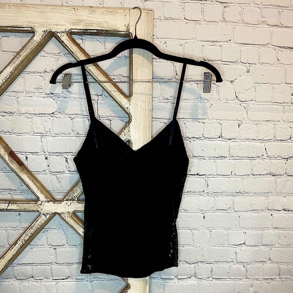 The Limited Black Sequin Tank Top - Picture 4 of 5